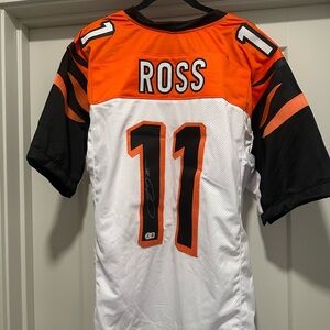 John Ross Autograph Cincinnati Bengals Jersey